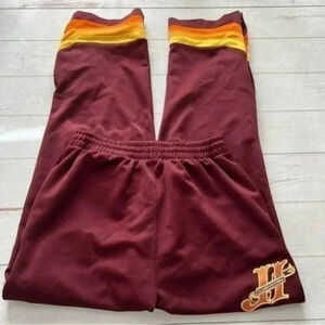 Platinum FUBU Harlem Globetrotters #35 Warmup Basketball Sweatpants Mens…